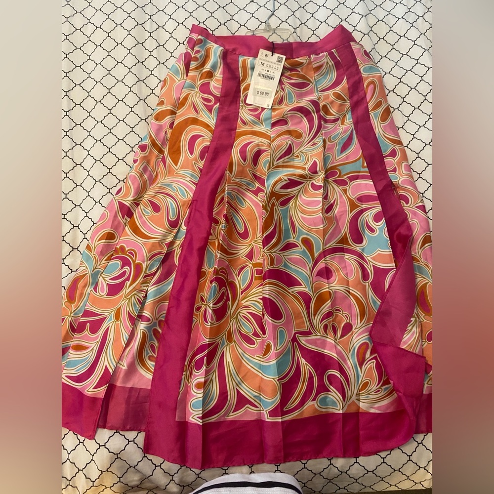 Zara print skirt